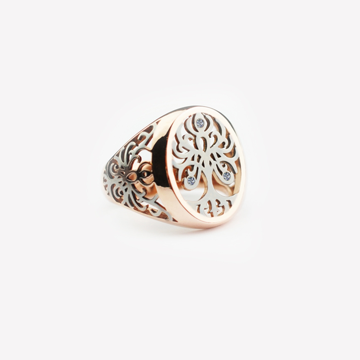 Buy | Floral Traditional Antique Adjustable Golden Ring | B97-SBALAS-26 |  Cilory.com